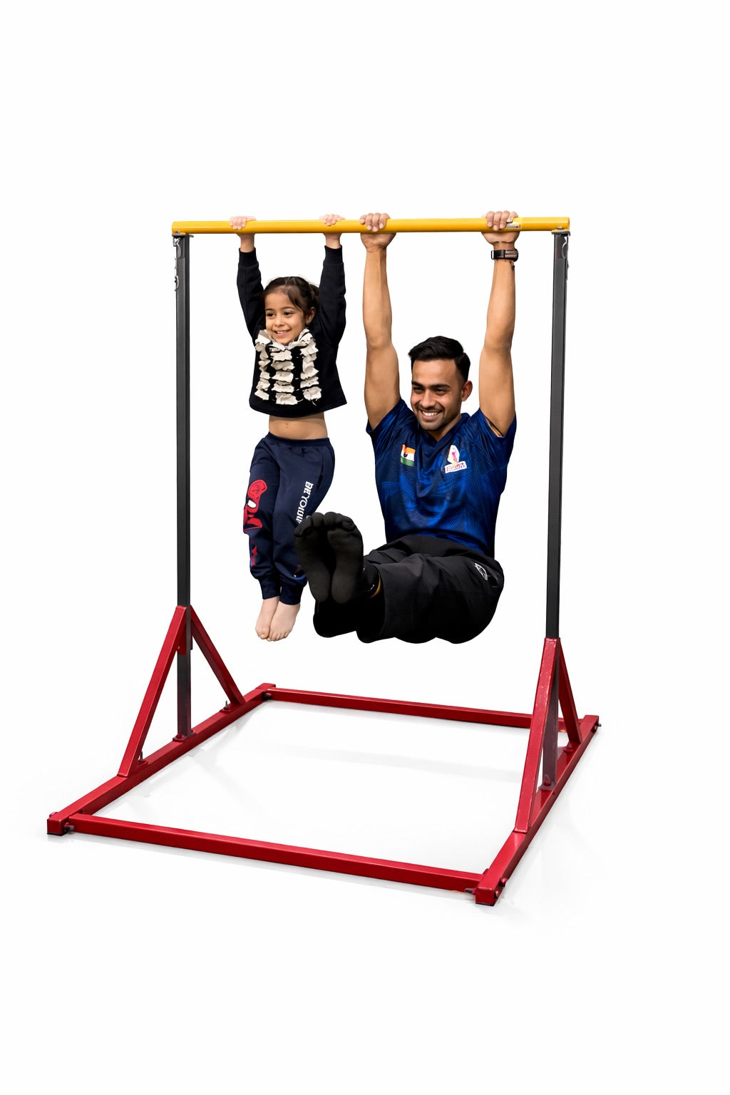 JSR ProGym Fixed Height Gymnastics & Kip-Up Training Bar (5 Feet) – For Kids & Adults